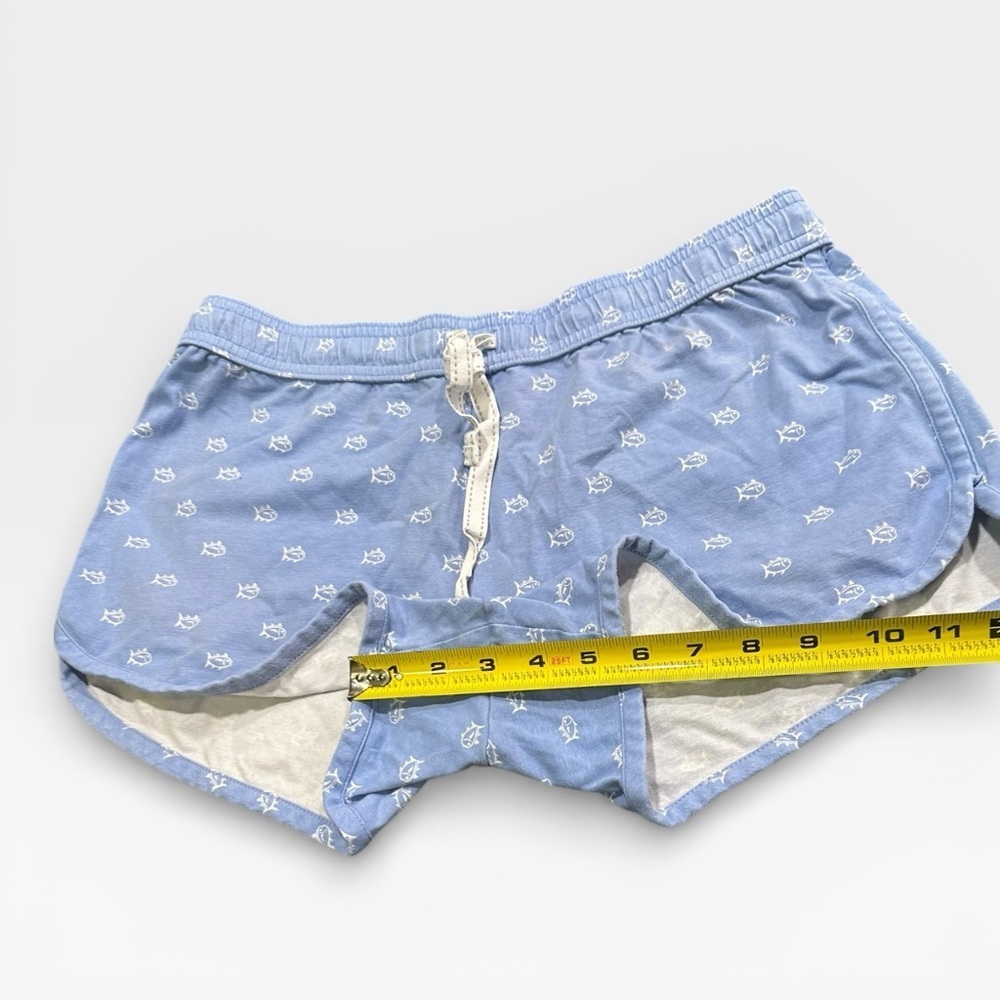 Southern Tide Blue Sleep Shorts with Fish - Picture 5 of 6